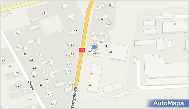 Wola Rębkowska, Przemysłowa, 22, mapa Wola Rębkowska