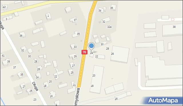 Wola Rębkowska, Przemysłowa, 24, mapa Wola Rębkowska