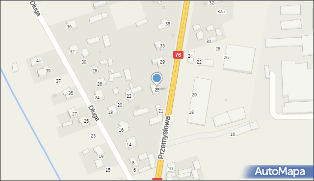 Wola Rębkowska, Przemysłowa, 25, mapa Wola Rębkowska