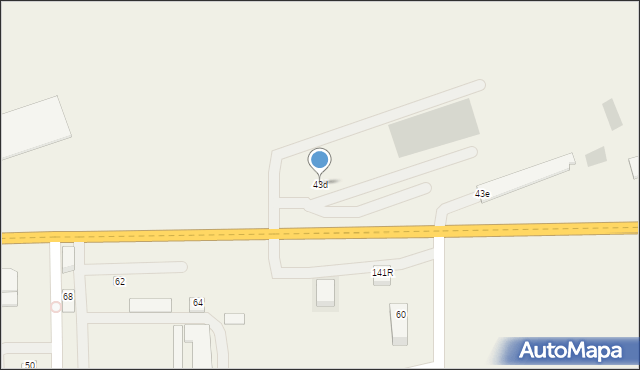 Wola Rębkowska, Przemysłowa, 43d, mapa Wola Rębkowska