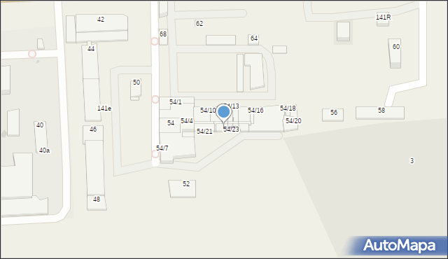 Wola Rębkowska, Przemysłowa, 54/22, mapa Wola Rębkowska