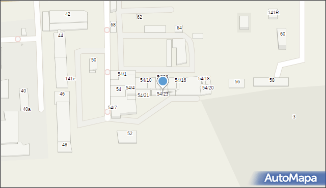 Wola Rębkowska, Przemysłowa, 54/23, mapa Wola Rębkowska