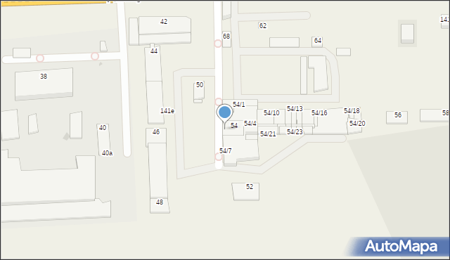 Wola Rębkowska, Przemysłowa, 54/5, mapa Wola Rębkowska