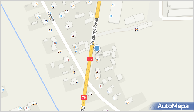 Wola Rębkowska, Przemysłowa, 8, mapa Wola Rębkowska