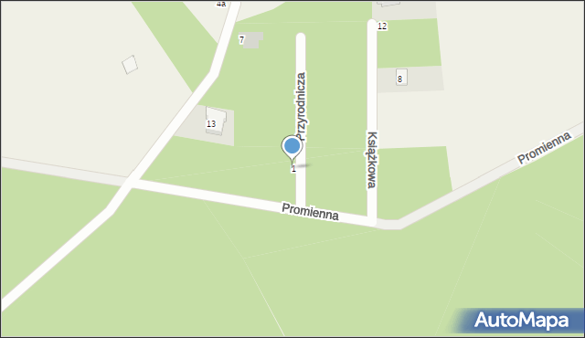 Wola Smolana, Przyrodnicza, 1, mapa Wola Smolana