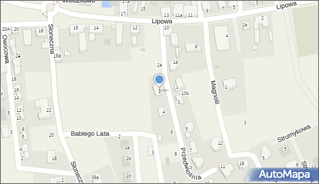 Wołczkowo, Przedwiośnia, 2, mapa Wołczkowo