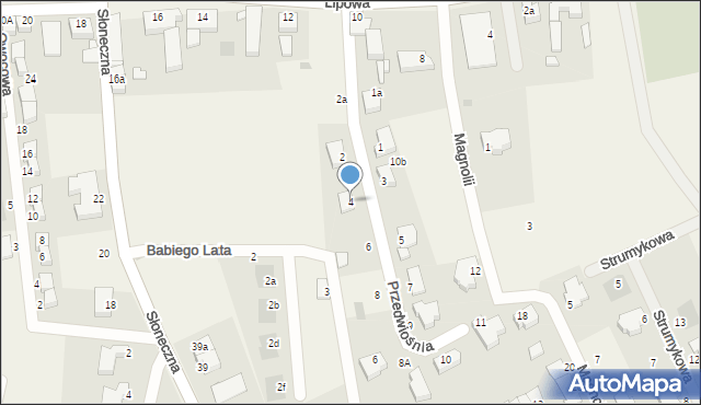 Wołczkowo, Przedwiośnia, 4, mapa Wołczkowo