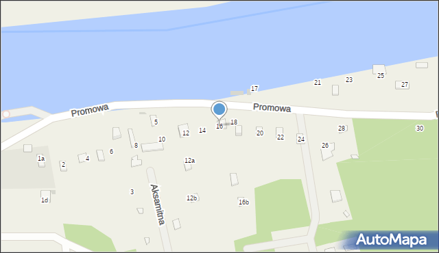 Wólka-Wojciechówek, Promowa, 16, mapa Wólka-Wojciechówek