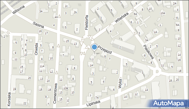 Wołomin, Przejazd, 11, mapa Wołomin