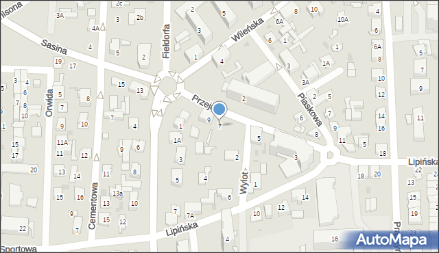 Wołomin, Przejazd, 7, mapa Wołomin