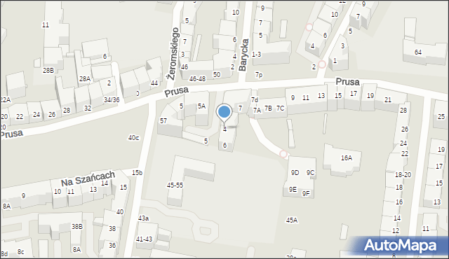 Wrocław, Przeskok, 4, mapa Wrocławia