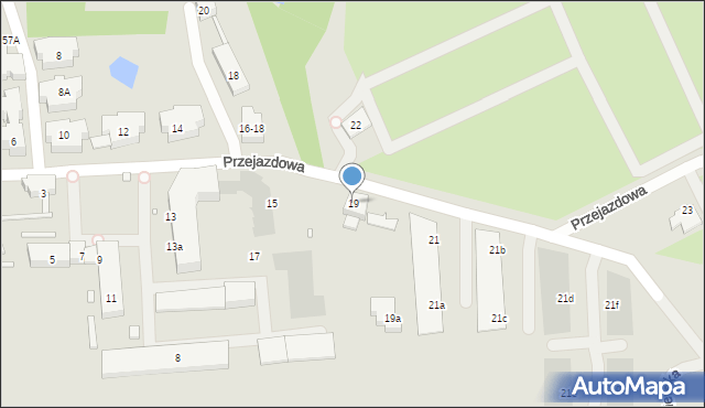 Wrocław, Przejazdowa, 19, mapa Wrocławia