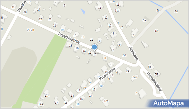 Wrocław, Przedwiośnie, 10, mapa Wrocławia