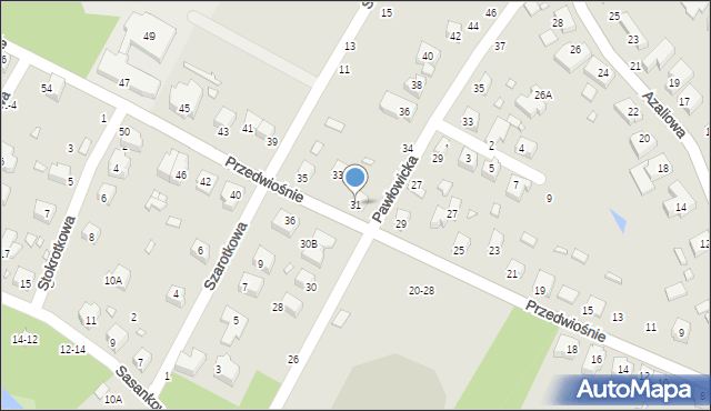 Wrocław, Przedwiośnie, 31, mapa Wrocławia