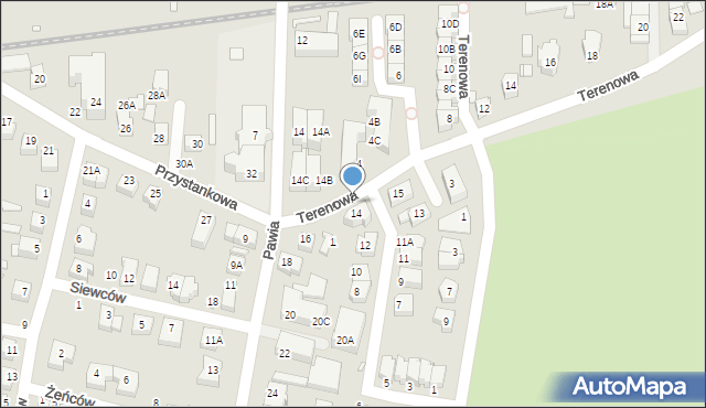 Wrocław, Przystankowa, 20a, mapa Wrocławia