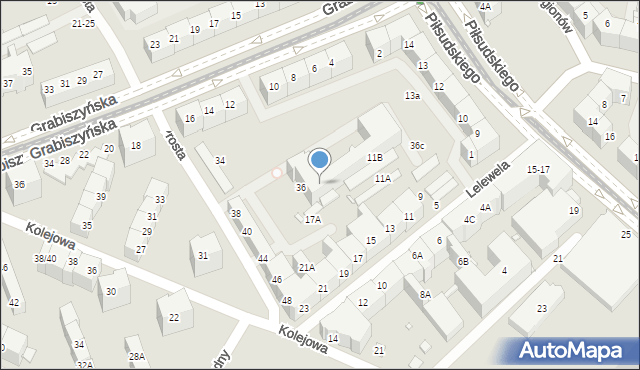 Wrocław, Prosta, 36i, mapa Wrocławia