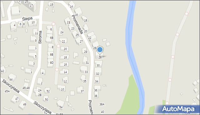 Wrocław, Promenada, 28, mapa Wrocławia