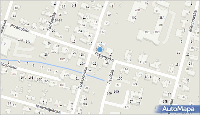 Wrocław, Przemyska, 16B, mapa Wrocławia