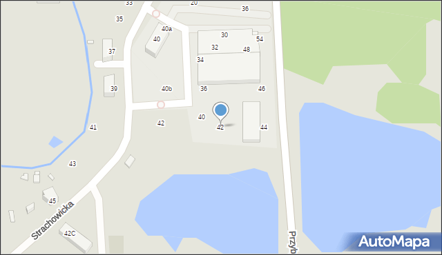 Wrocław, Przybyły Macieja, 42, mapa Wrocławia