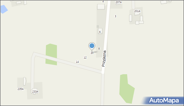 Wrzosówka, Przyjazna, 10, mapa Wrzosówka