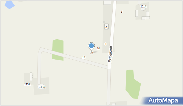 Wrzosówka, Przyjazna, 12, mapa Wrzosówka