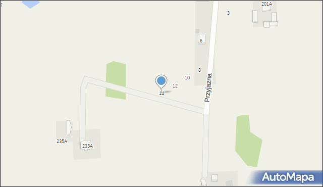 Wrzosówka, Przyjazna, 14, mapa Wrzosówka