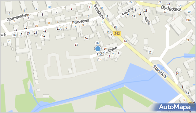 Wyrzysk, Przy Stawie, 17, mapa Wyrzysk