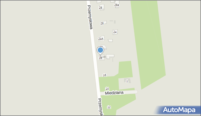Wyszków, Przemysłowa, 18, mapa Wyszków