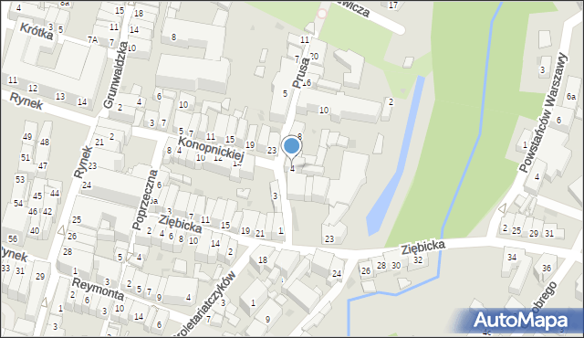 Ząbkowice Śląskie, Prusa Bolesława, 4, mapa Ząbkowice Śląskie