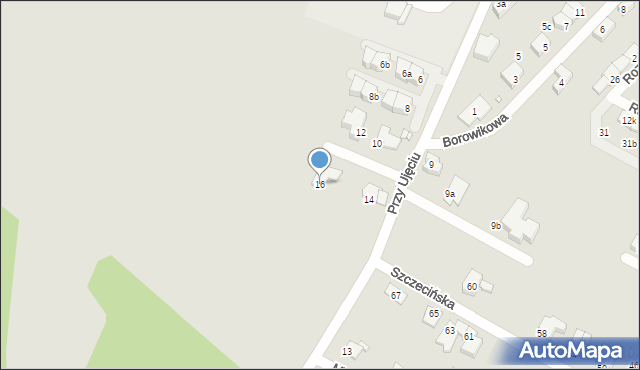Zabrze, Przy Ujęciu, 16, mapa Zabrza