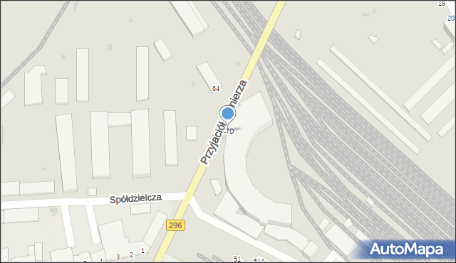 Żagań, Przyjaciół Żołnierza, 47D, mapa Żagań