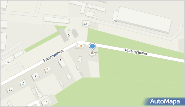 Zagnańsk, Przemysłowa, 6b, mapa Zagnańsk