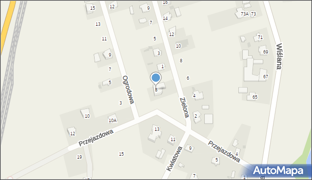 Zajezierze, Przejazdowa, 8, mapa Zajezierze