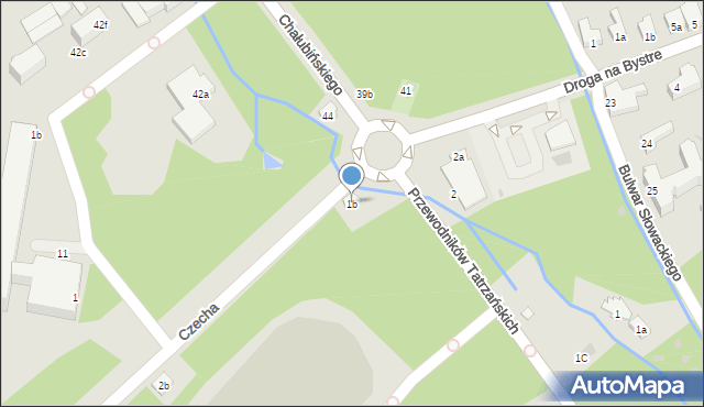 Zakopane, Przewodników Tatrzańskich, 1b, mapa Zakopanego