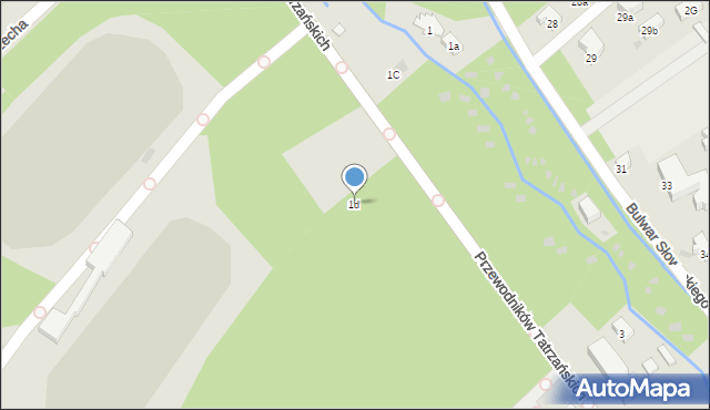 Zakopane, Przewodników Tatrzańskich, 1d, mapa Zakopanego