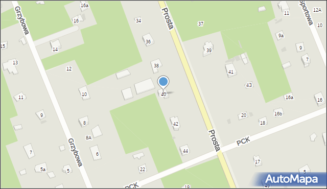 Żarki-Letnisko, Prosta, 40, mapa Żarki-Letnisko