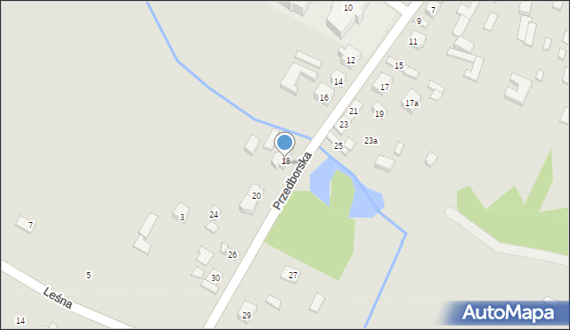 Żarnów, Przedborska, 18a, mapa Żarnów