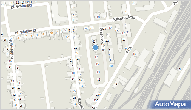 Zbąszynek, Przedszkolna, 18, mapa Zbąszynek