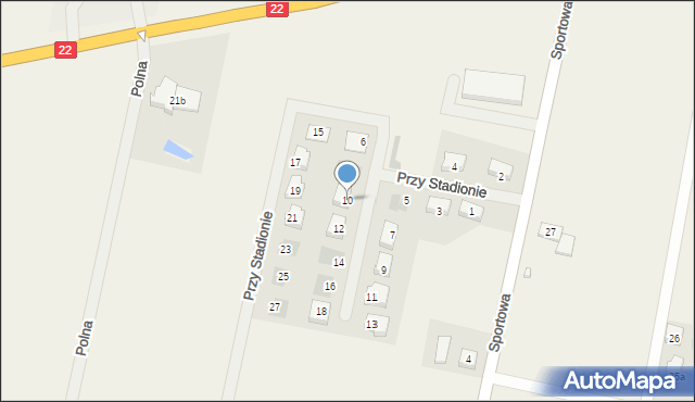 Zblewo, Przy Stadionie, 10, mapa Zblewo