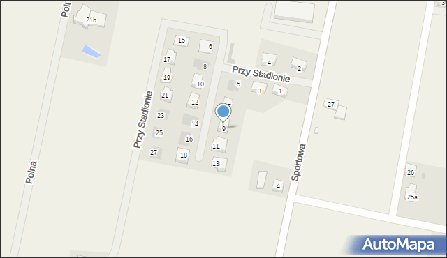 Zblewo, Przy Stadionie, 9, mapa Zblewo