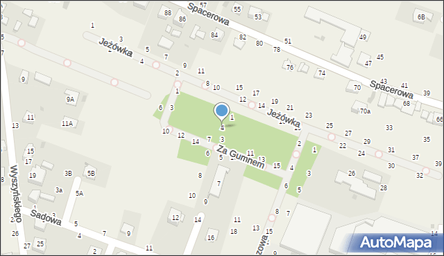 Zbylitowska Góra, Prostopadła, 4, mapa Zbylitowska Góra