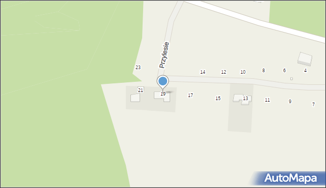 Zdrój, Przylesie, 19, mapa Zdrój