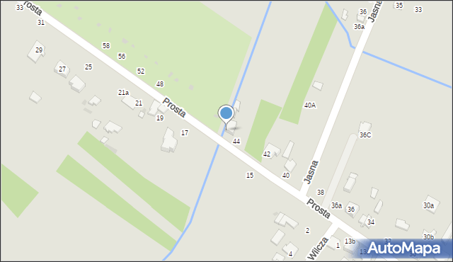 Zduńska Wola, Prosta, 46, mapa Zduńska Wola