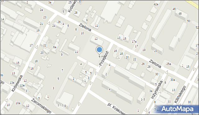 Zduńska Wola, Przejazd, 7, mapa Zduńska Wola