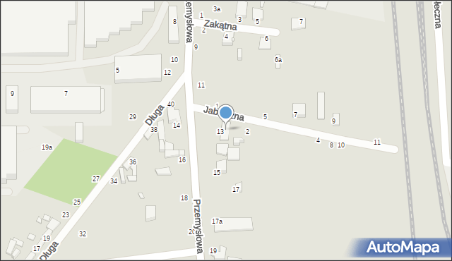 Zduńska Wola, Przemysłowa, 13A, mapa Zduńska Wola