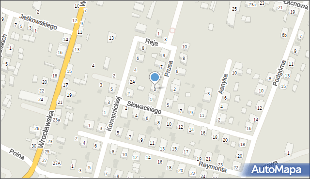 Zduny, Prusa, 3, mapa Zduny