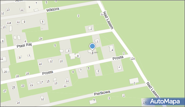Żelechów, Prosta, 6, mapa Żelechów