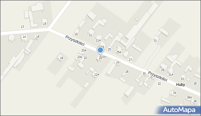 Żelisławice, Przyszłości, 22, mapa Żelisławice