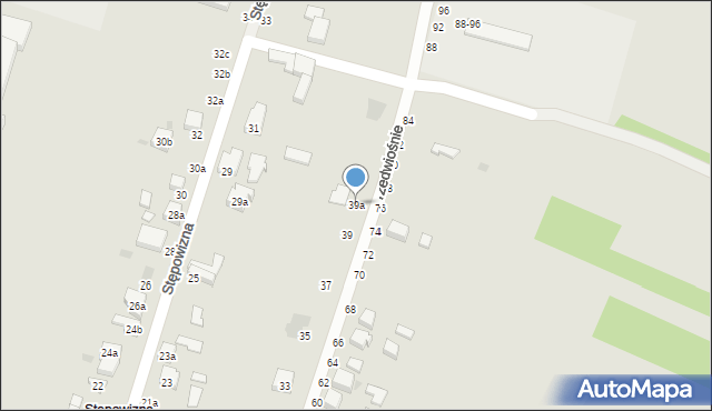 Zgierz, Przedwiośnie, 39a, mapa Zgierz