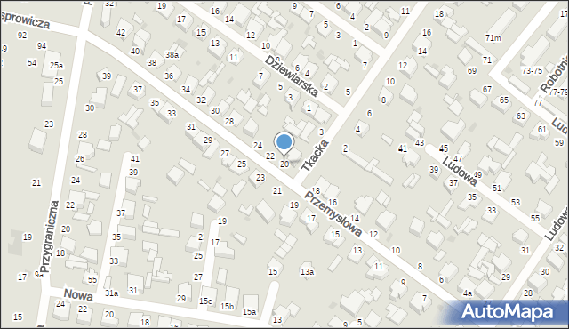 Zgierz, Przemysłowa, 20, mapa Zgierz